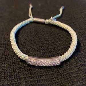 Michael Kors blue adjustable rope bracelet